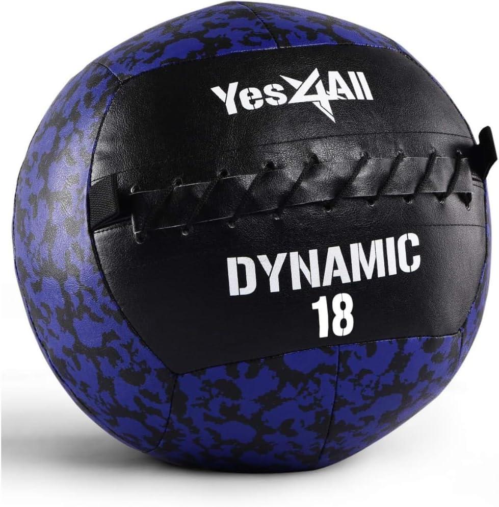 image:imageYes4All Wall Ball Soft Leather Weighted Iron Sand Ball for Dynamic Multifunctional Exercise 6 LB 30 LBB Soft Surface Dynamic