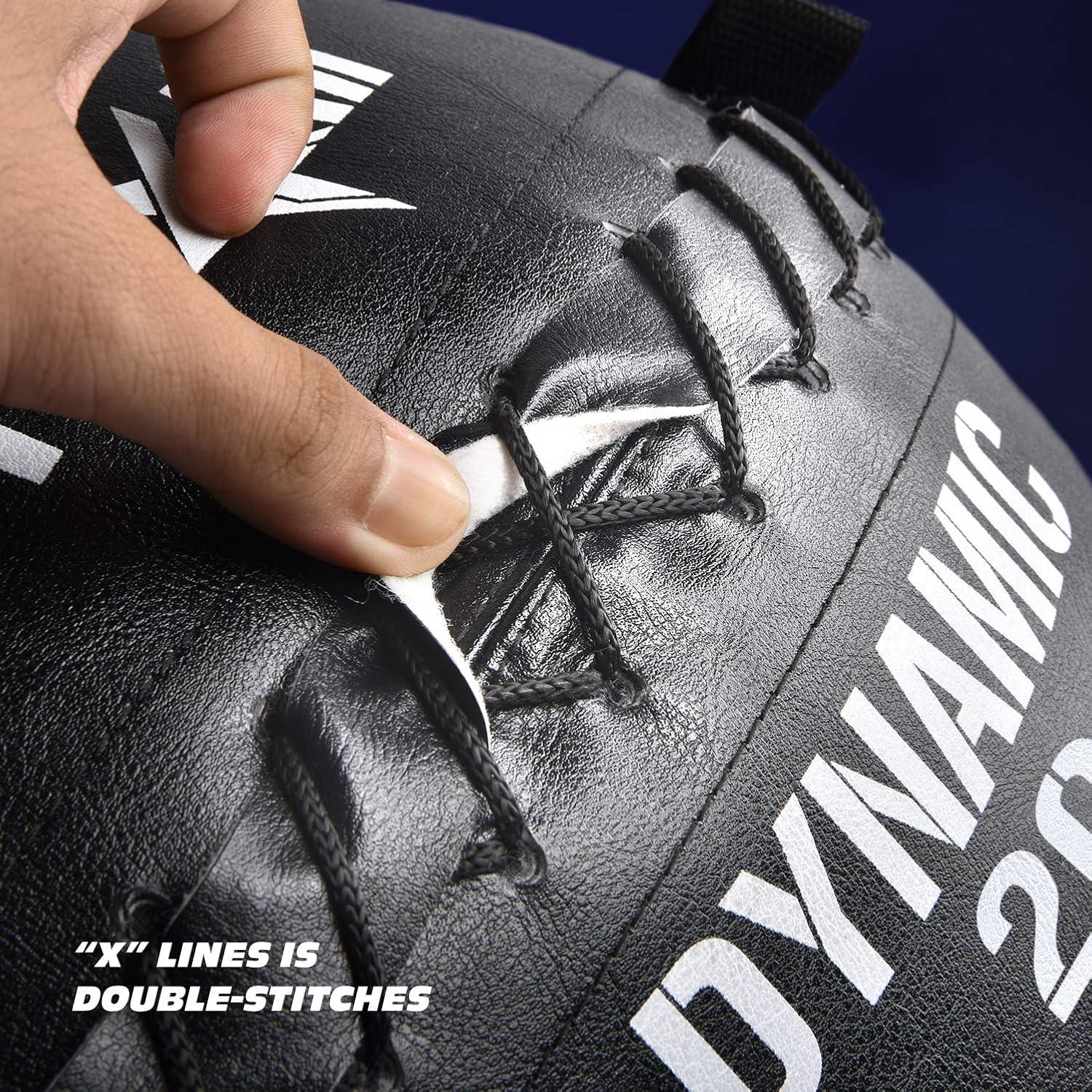 image:imageYes4All Wall Ball Soft Leather Weighted Iron Sand Ball for Dynamic Multifunctional Exercise 6 LB 30 LBB Soft Surface Dynamic