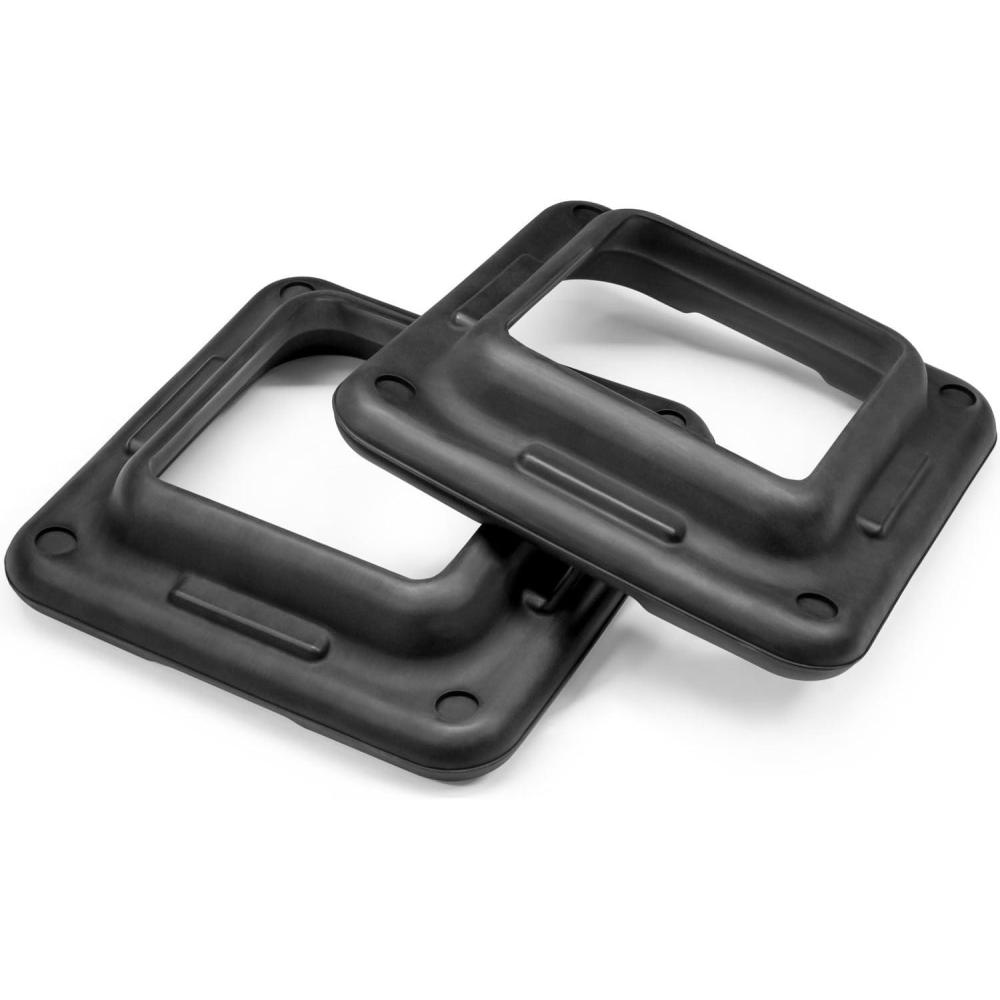 image:imageYes4All 16x16 Extra Adjustable Risers for Aerobic Exercise Workout Step Platform Pair  Not Included Aerobic Step PlatformA Black  One Pair