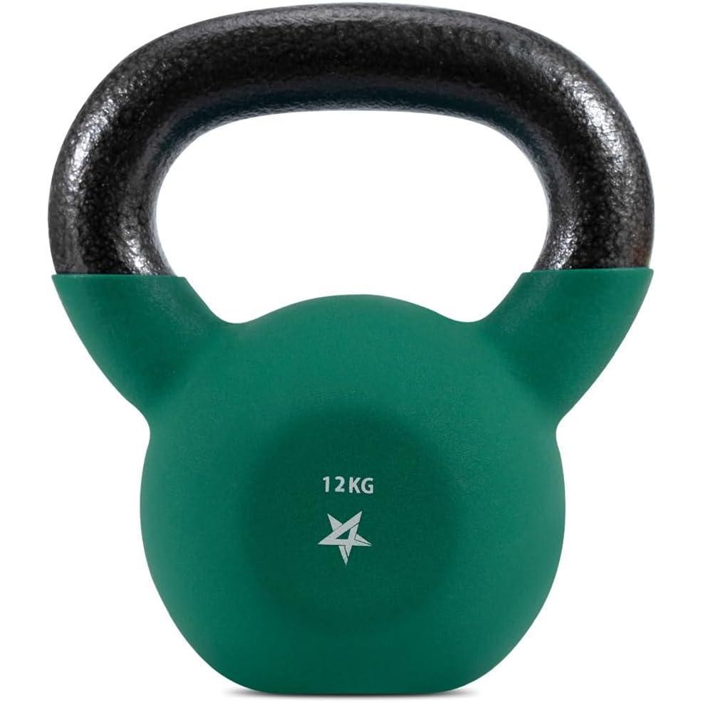 image:imageYes4All 232kg Neoprene CoatedPowder Coated Kettlebells Cast Iron Kettlebell Weight Sets for Home Gym Fitness amp Weight TrainingF 12 kg