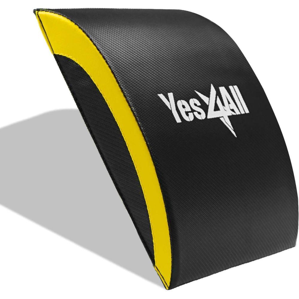 image:imageYes4All Abdominal Exercise Pads Foldable Ab Workout Equipment for Home Gym Core Training amp Back Stretching Sit Up Mat for Floor ExercisesC3 Yellow