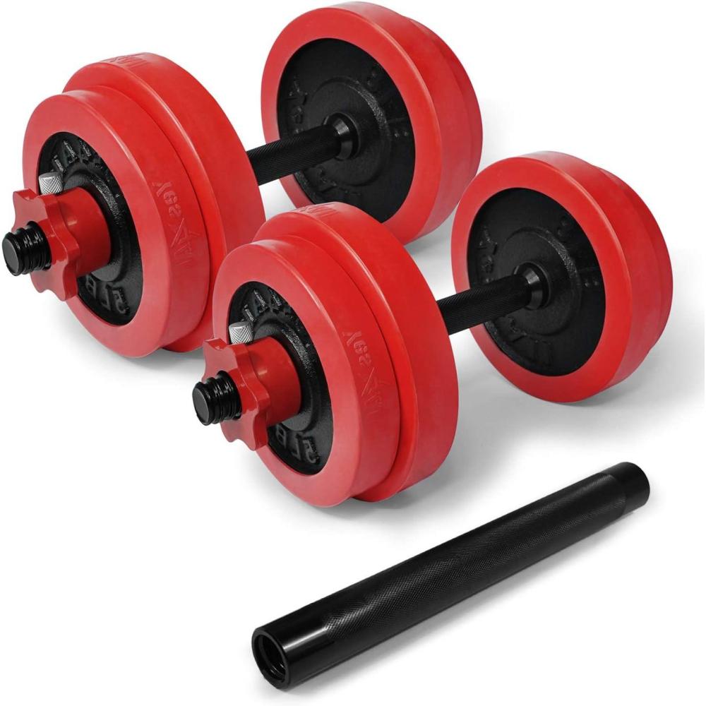 image:imageYes4All Adjustable Dumbbells 60 lb Dumbbell Weights with Protective Silicone Sleeves and Dumbbell Connector