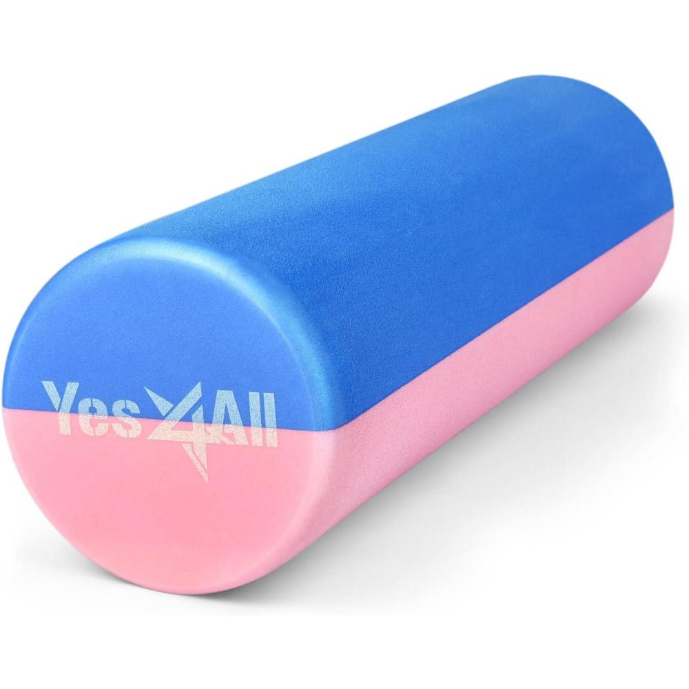 image:imageYes4All EVA Firm Foam Rollers for Yoga amp Pilates Available in 12 18 24 36 inch Yoga Roller for Massage Stretching Core StrengtheningE Duo Pastel