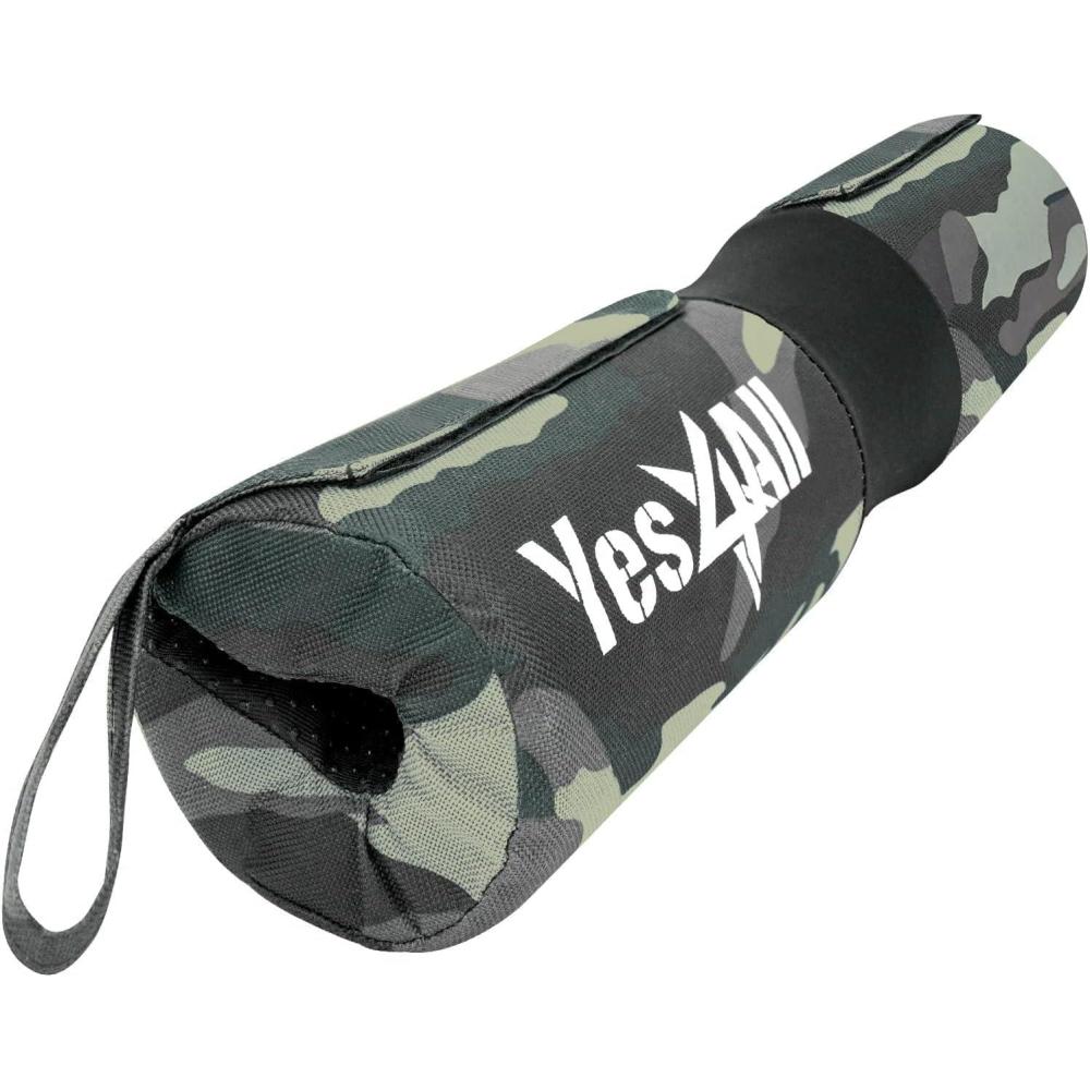 image:imageYes4All Ergonomic Foam Bar Pad Olympic Barbell Squat amp Neck Pad for Squats Hip Thrusts amp Weight Lifting BarNew camo