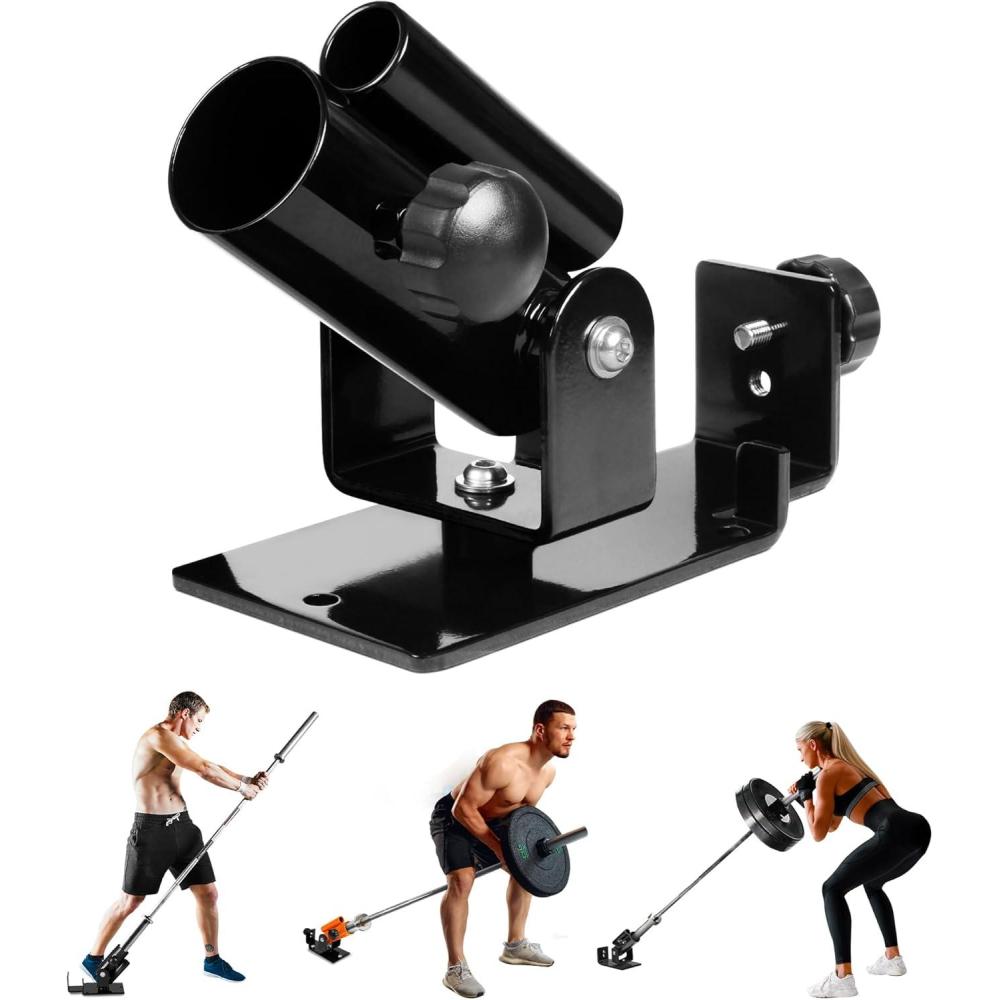 image:imageYes4All Exercise Machine Adjustable T Bar Row Attachment D Row HandleLandmine Handle Attachment with Textured Rubber HandlesA Black T Bar Row Platform