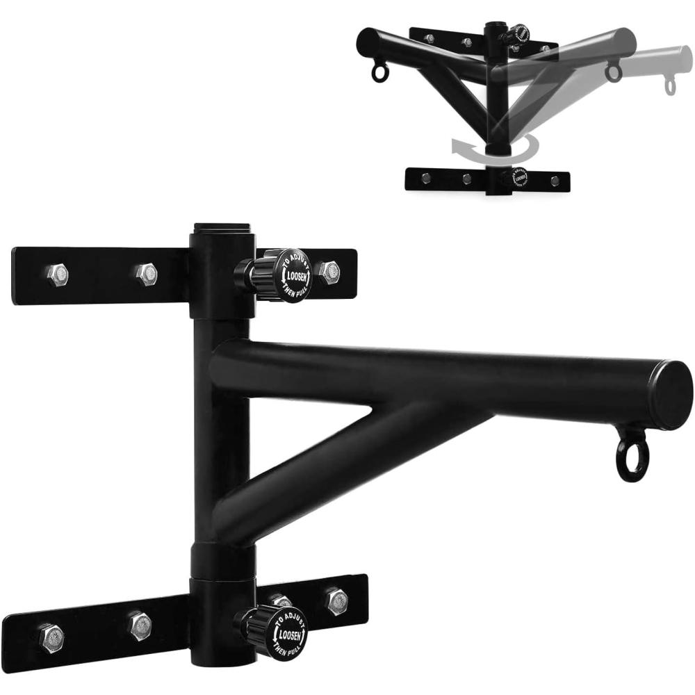 image:imageYes4All Heavy Bag Hanger Wall Mount Punching Bag Hanger Adjustable Heavy Duty Boxing Bag Bracket for Home Gym Indoor OutdoorB Wall Mounted Heavy Bag Hanger 2nd Gen