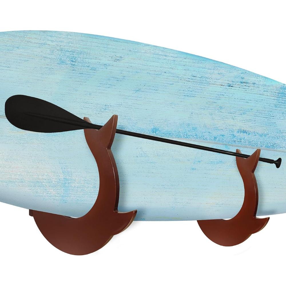 image:imageYes4All Heavy Duty Steel Wall Mount Paddle Board Racks Surfboard Holder Suitable for Both Indoor and Outdoor StorageB Dolphin Surfboard Holder