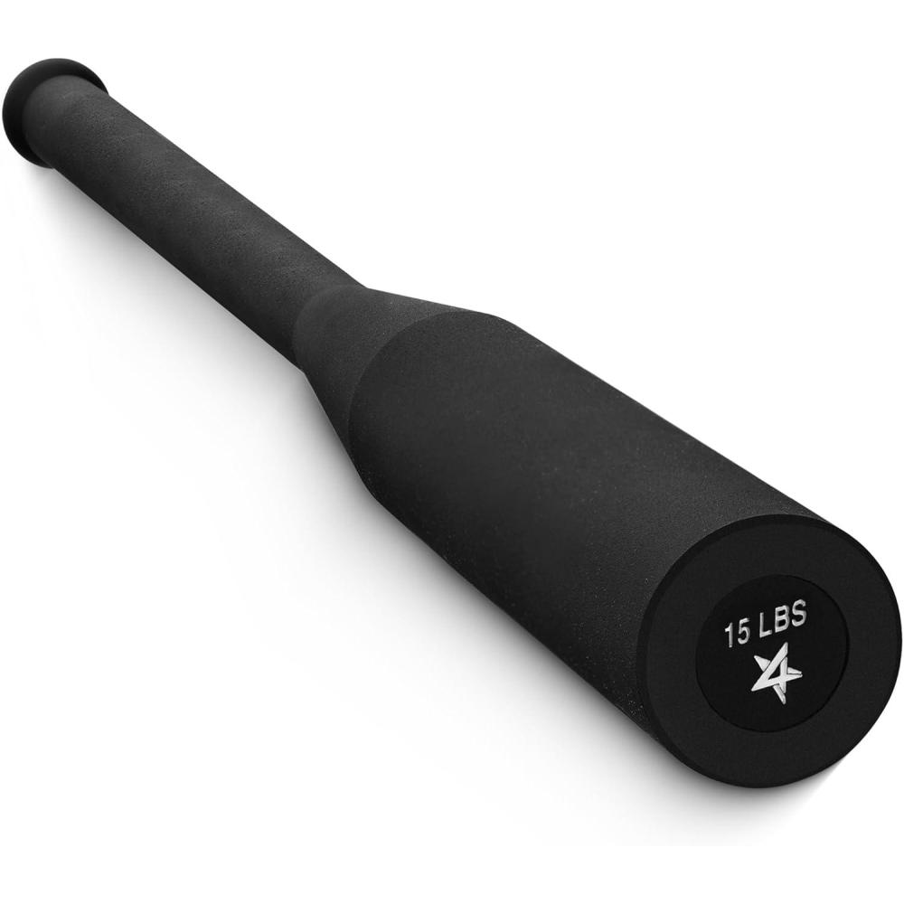 image:imageYes4All Indian Clubs Durable Steel Club for Training amp Rotational Strength Weighted Club for Grip Forearm amp Functional Exercise Fitness Clubs Available in 5 10 15 LB amp Combo Sets15 lb