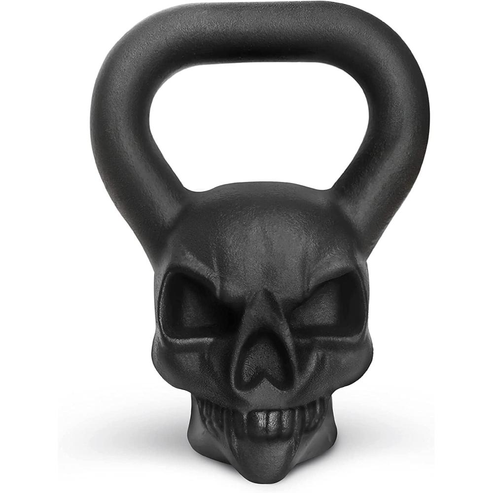 image:imageYes4All Kettlebell Special Shape Upgraded ampMultifunctional for Advanced Training Solid Cast Iron Powder Coated Anti Slip Handle Strength Training EquipmentE25LB Single