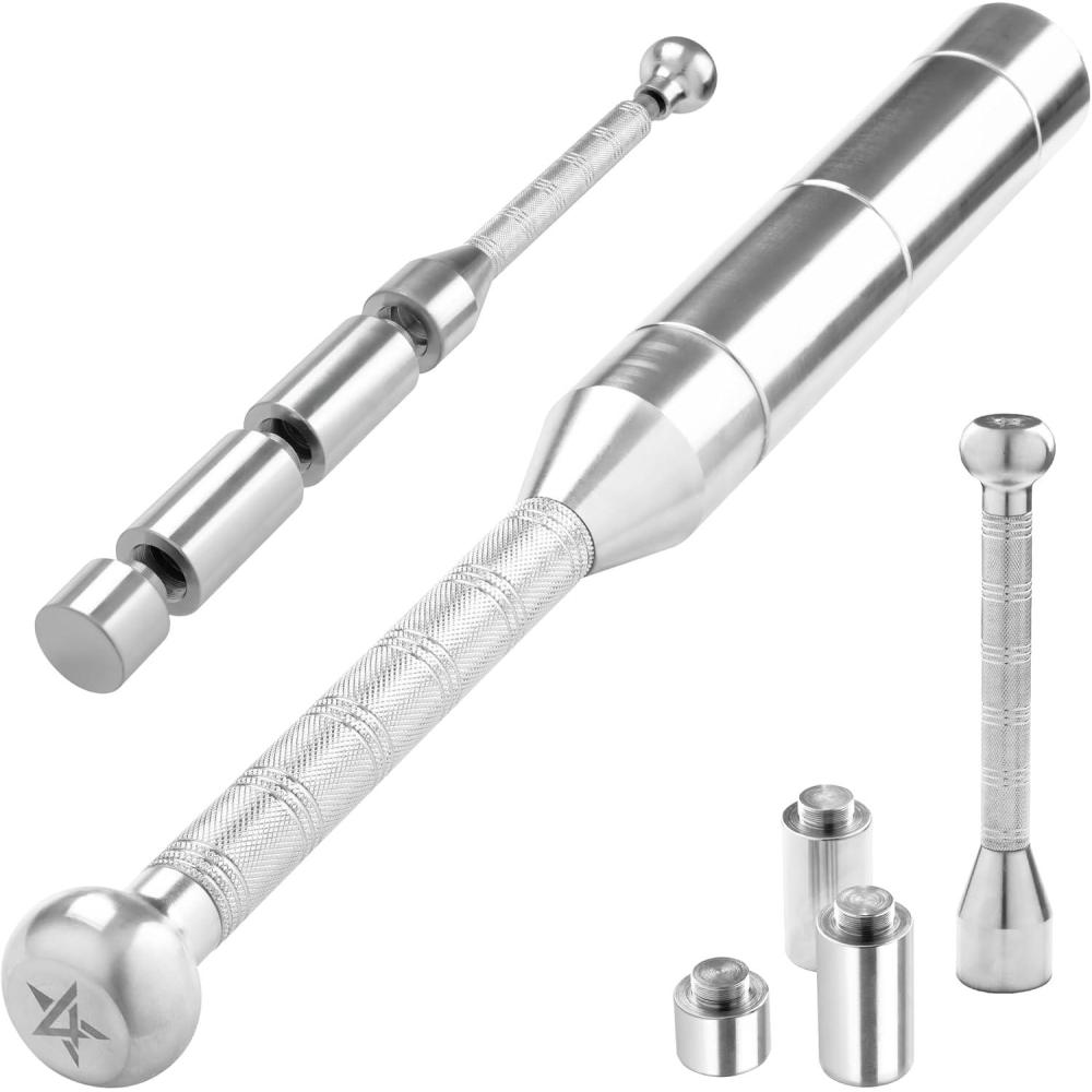 image:imageYes4All Metal Adjustable 6in1 Steel Club Indian Club 65175 LB for Strength Mobility amp Full Body Workouts