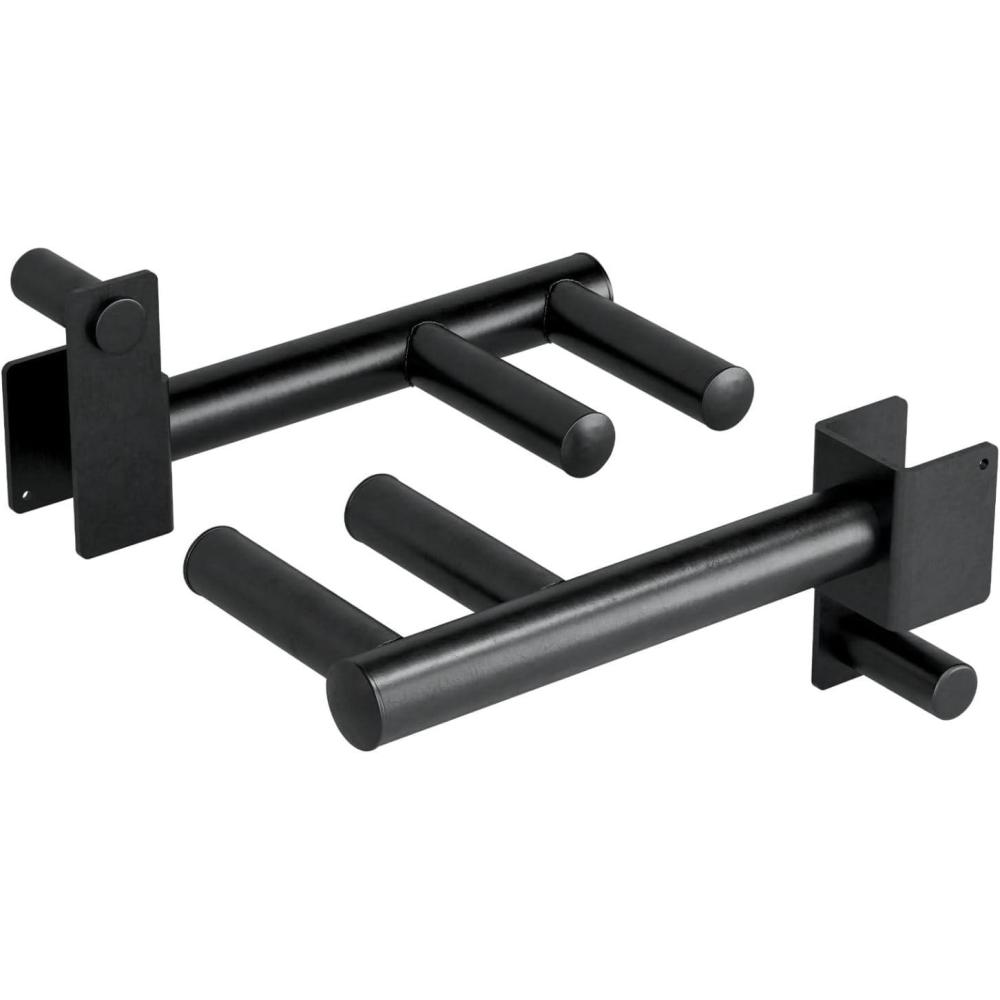 image:imageYes4All Power Rack JHooks amp Attachments Heavy Duty Barbell Holders Compatible with 2x2 amp 3x3 Power Racks for Home GymNarrow and Wide Grip Dip Bar 350 Capacity
