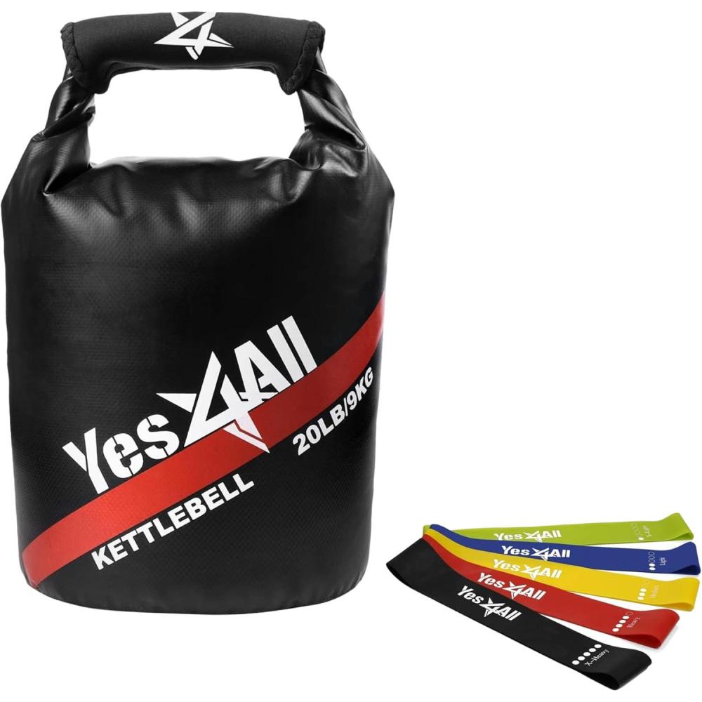 image:imageYes4All Sand Kettlebell Workout Adjustable Kettlebell Sandbag For Fitness Soft Sandbag Weights Heavy Duty Equipment
