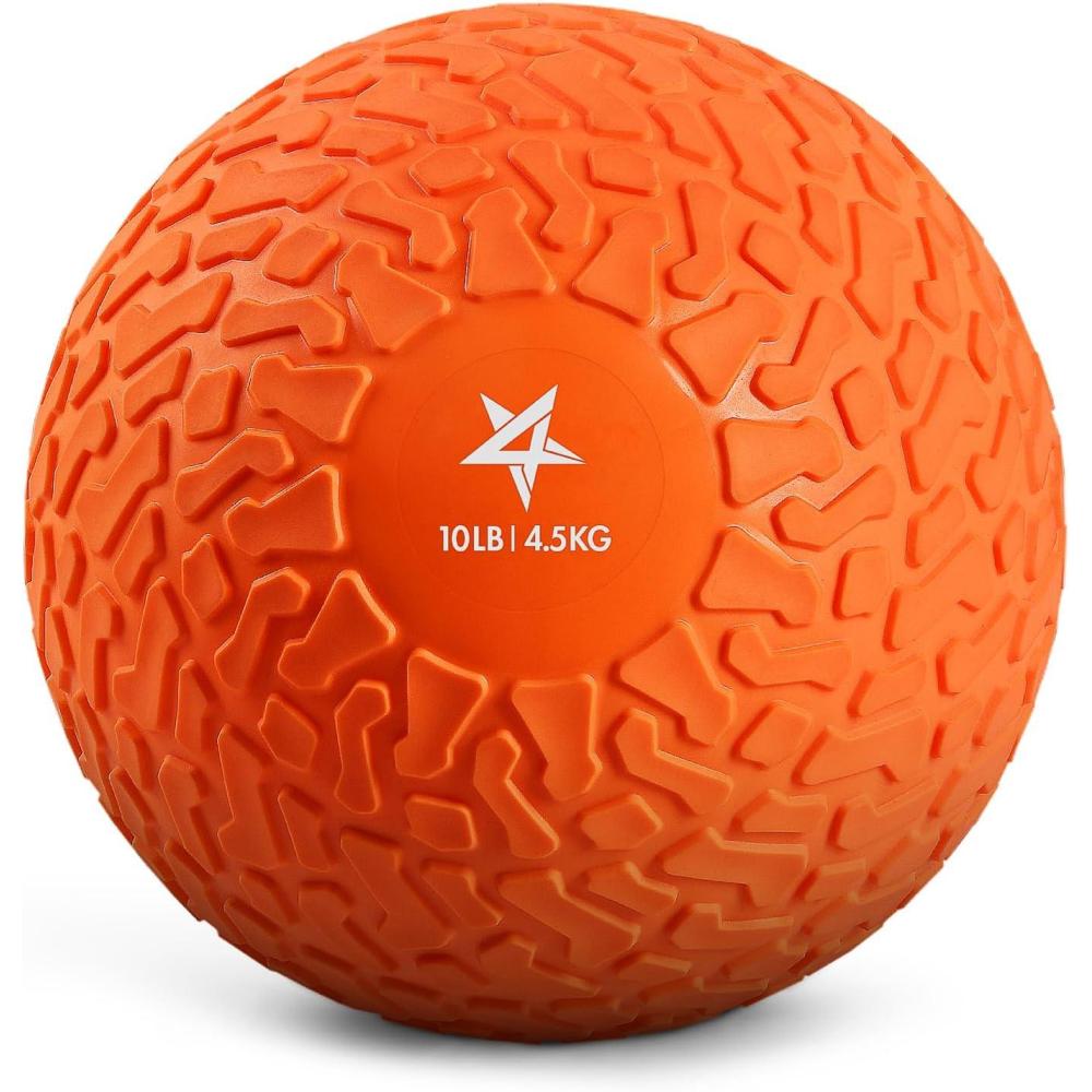 image:imageYes4All Slam Balls 1040lb Weighted Ball Weight Durable PVC Sand Filled Workout Dynamic Slam Ball for Core StrengthenOrange Beast