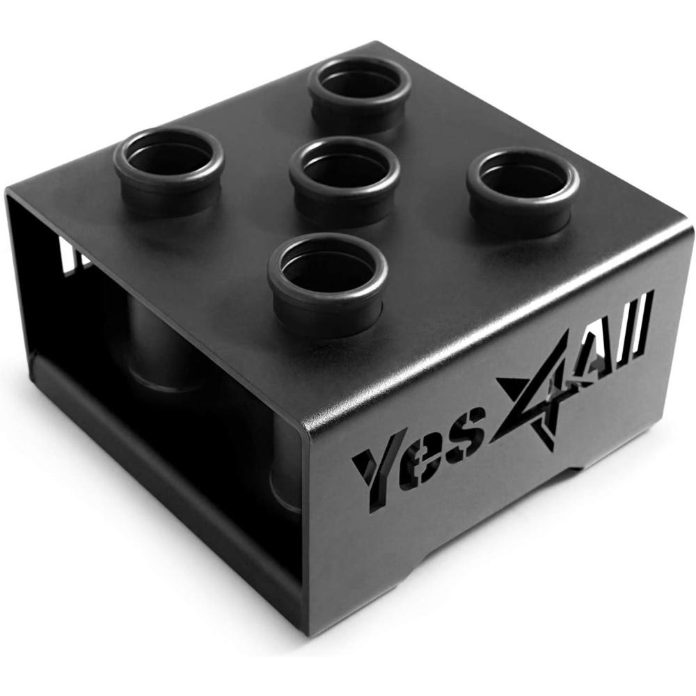 image:imageYes4All Vertical Storage Rack Home Gym Organizer Barbell amp Dumbbell Rack for 2inch Olympic amp Curl BarsC Black