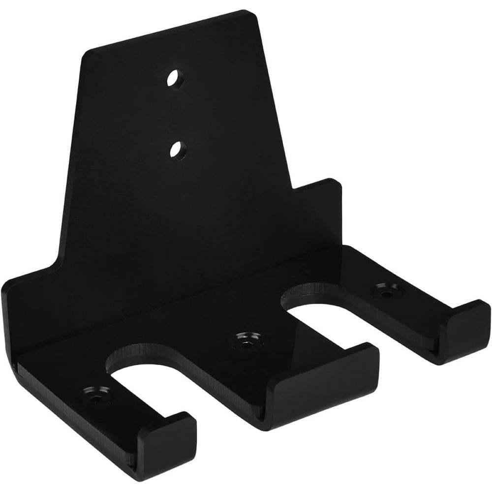 image:imageYes4All Vertical Wall Mounted Olympic Barbell Holder Barbell Storage Rack Hanging Barbell Rack for Home Fitness EquipmentBlack Vertical Wall Mounted  2 Bars