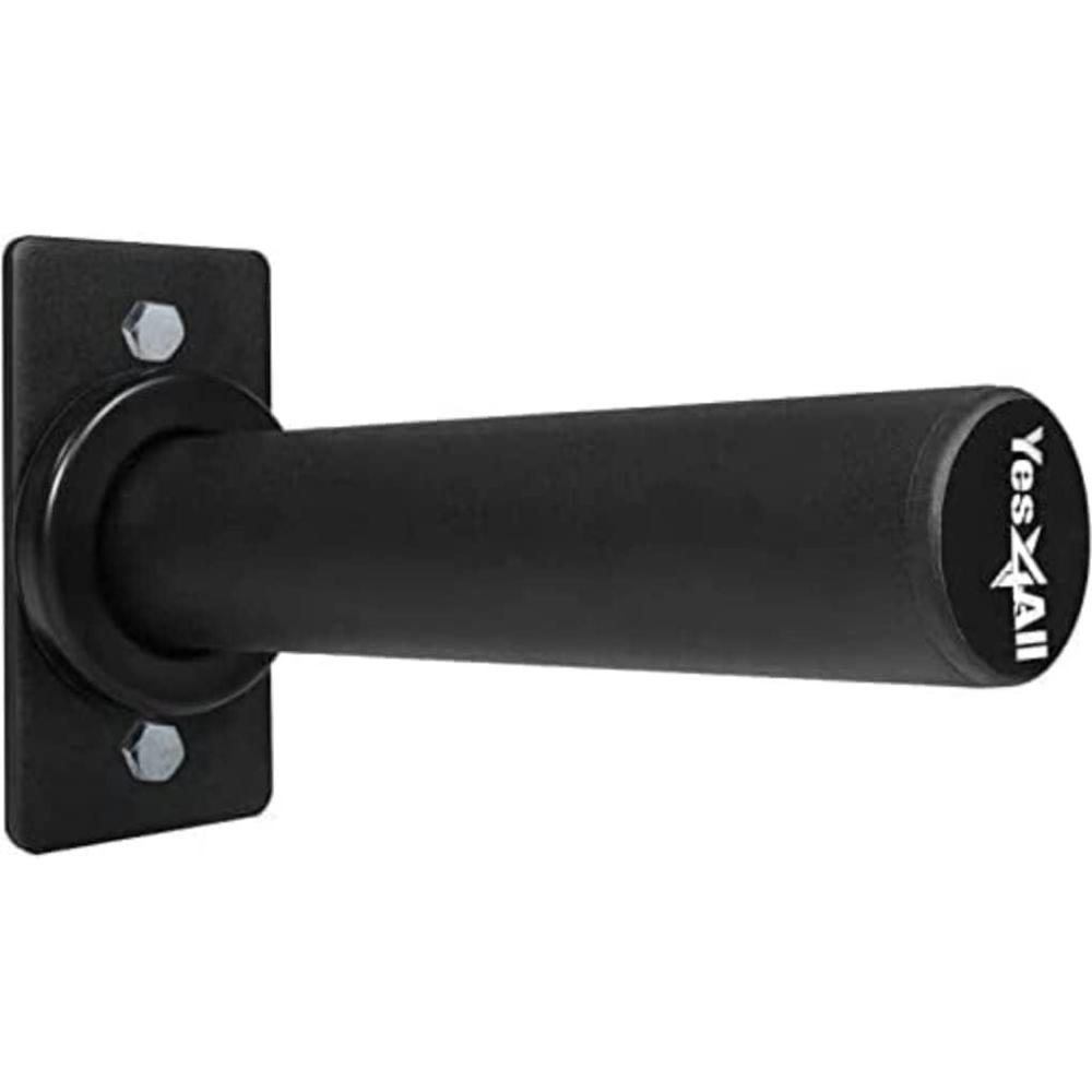 image:imageYes4All Wall Mounted Weight Plate Holder  Fit 2inch Olympic Weight Plates Protective Rubber PadE Weight Plate Holder  Single