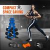 YES4ALL Dumbbell Rack Stand Only, 5 Tier A Frame Weight Rack for Dumbbells(Blue)