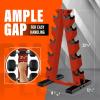 YES4ALL Dumbbell Rack Stand Only, 5 Tier A Frame Weight Rack for Dumbbells(Red)
