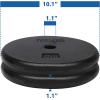 Yes4All 1 Inch Grip Cast Iron Weight Plates for Dumbbells – Standard Weight Plates – 20lb
