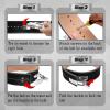 Yes4All 100% Leather Premium Weightlifting Belt/Genuine Leather/ 2in1 Dip Belt With Chain/Self-locking Belt, Robust Alloy Steel Buckle 10mm Thick For Heavy Lifting, Squats, Deadlifts, and More(C. Size XL (36-42 inches))