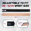Yes4All 100% Leather Premium Weightlifting Belt/Genuine Leather/ 2in1 Dip Belt With Chain/Self-locking Belt, Robust Alloy Steel Buckle 10mm Thick For Heavy Lifting, Squats, Deadlifts, and More(C. Size XL (36-42 inches))