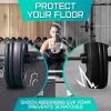 Yes4All 12,16,36 SQ.FT Puzzle Exercise Mat for Home Gym, EVA Interlocking Foam Floor Tiles with Border for Workout Equipment(A’. Interlocking Exercise Mat – Black – 12pcs)