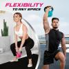 Yes4All 2-32kg Neoprene Coated/Powder Coated Kettlebells Cast Iron, Kettlebell Weight Sets for Home Gym Fitness & Weight Training(A. 2 kg)