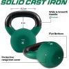 Yes4All 2-32kg Neoprene Coated/Powder Coated Kettlebells Cast Iron, Kettlebell Weight Sets for Home Gym Fitness & Weight Training(F. 12 kg)