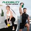 Yes4All 2-32kg Neoprene Coated/Powder Coated Kettlebells Cast Iron, Kettlebell Weight Sets for Home Gym Fitness & Weight Training(F. 12 kg)