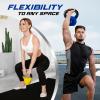 Yes4All 2-32kg Neoprene Coated/Powder Coated Kettlebells Cast Iron, Kettlebell Weight Sets for Home Gym Fitness & Weight Training(G. 16 kg)
