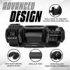 Yes4All 25/55LB Adjustable Dumbbells Pair/Single, 5-in-1 Dumbbells Adjustable Weights with Anti-Slip Handle & Sturdy Prolocks(55LBS – Single – Grey Grip)