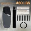 Yes4All 2-in-1 Balance Boards Set, 9 Adjustable Modes Surf Trainer, Wobble Board Exercise for Adults, Includes Roller & Ball