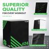 Yes4All 3 in 1 Foam Plyometric Jump Box for Training & Conditioning – Plyo Jump Box for Fitness Workout Exercise(A. 30″ x 24″ x 20″ – 16 lbs)
