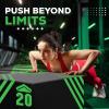 Yes4All 3 in 1 Foam Plyometric Jump Box for Training & Conditioning – Plyo Jump Box for Fitness Workout Exercise(A. 30″ x 24″ x 20″ – 16 lbs)