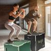 Yes4All 3 in 1 Non-Slip Wooden Plyo Box, Step Up Box for Workout, Plyometric Jump Box for Skipping, Jumping, Lunges, Squats, Dips(E. Green – Updated version)