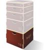 Yes4All 3 in 1 Wooden Plyo Box, Plyometric Box Platform for Jump Training, Jump Boxes for Home Gym Exercise and Outdoor Workout(B. Red)