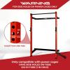 Yes4All 350 LBS Capacity – Dip Bars for 2×2 with 1″ SIDE Hole Power Cage – Squat Rack Attachments for Dips, Pull Up, Push-up