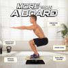 Yes4All 350LBS Professional Wooden Balance Board for Leg Workout, Anti-Slip Rocker Board, Wobble Board for Standing Desk(A0. Adjustable Height)