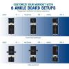 Yes4All 350LBS Professional Wooden Balance Board for Leg Workout, Anti-Slip Rocker Board, Wobble Board for Standing Desk(Natural Wood)