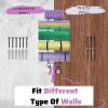 Yes4All 3-Tier and 5-Tier Steel Yoga Mat Rack Organizer Wall Mount with 3 Hooks, Foam Roller Holder Wall Mount Rack For Yoga Mat Storage, Hanging Yoga Strap and Resistance Bands