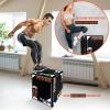 Yes4All 3-in-1 Soft-Padded Plyo Box With Wooden Core, Non-Slip Multi-Use Cushioned Plyometric Jump Box with Vinyl Cover for Jumping, Conditioning, Strength Training(A. Black Version)