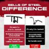 Yes4All 550LBS Multi-Grip Rowing Landmine Handle, T Bar LAT, Viking Press fits 1 & 2″ Bar Sturdy Design, Easy to Install(D. T Bar 4 Handles Adjustable)