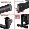 Yes4All 6-Pegs Olympic Weight Plate & 2 Barbells – Weight Plate Tree Holder & Vertical Barbell Storage Rack(A. Weight Plate Tree Holder)