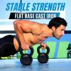 Yes4All 70 lbs Kettlebell Heavy Cast Iron Solid Smooth Handle Weights for Women/Men, Strength Training Equipment