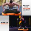 Yes4All 880LBS Half Ball Balance Trainer, Pilates Balance & Stability Ball for Exercises, Home Gym, Floor & Full Body Workouts(D. Half Peanut Pro Version – Black/Orange)
