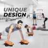 Yes4All Ab Twister Board, 15 inch XXL, Waist Twisting Disc,Twisting Stepper for Aerobic Exercise, Full Body Toning Workout, Noise-Free, 2pcs in a Box(Black/Orange)