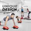 Yes4All Ab Twister Board, 15 inch XXL, Waist Twisting Disc,Twisting Stepper for Aerobic Exercise, Full Body Toning Workout, Noise-Free, 2pcs in a Box(Black/Red)