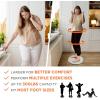 Yes4All Ab Twister Board, 15 inch XXL, Waist Twisting Disc,Twisting Stepper for Aerobic Exercise, Full Body Toning Workout, Noise-Free, 2pcs in a Box(Grey)