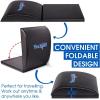 Yes4All Abdominal Exercise Pads, Foldable Ab Workout Equipment for Home Gym Core Training & Back Stretching, Sit Up Mat for Floor Exercises(B1. Black)