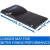 Yes4All Abdominal Exercise Pads, Foldable Ab Workout Equipment for Home Gym Core Training & Back Stretching, Sit Up Mat for Floor Exercises(B1. Black)